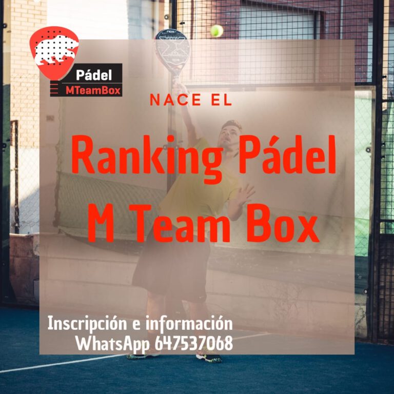 Ranking Pádel M Team
